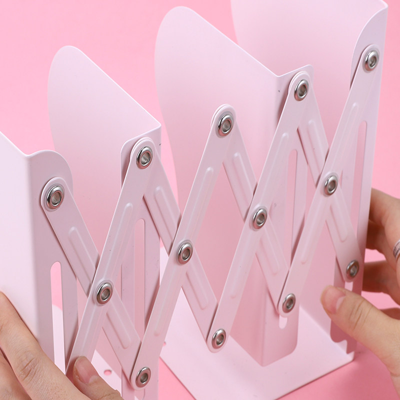 加厚金属材质430cm伸缩上汇创意折叠书立架