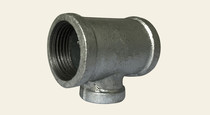 Galvanized tee hot-dip galvanized Mam steel pipe fitting thread reducer thread reducer DN6580100 * 1520
