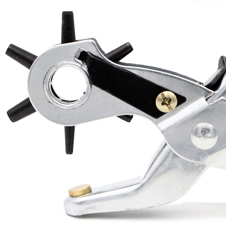 手动打孔工具 皮革穿孔打洞钳多功能省力打孔钳 腰带皮带裤带打眼_双