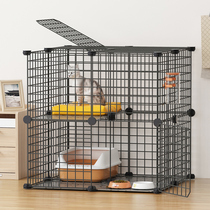 Cat cage home Villa oversized free space indoor small kitten house double cat house cat house Free Assembly