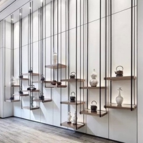 Hanging shelf Hanging Wrought iron hanger Hanging wall shelf Hanging wall hanging partition word hanger