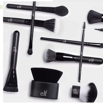 US Buy ELF e lf studio Black Rod Makeup Brush fix Blush Brushed Honey Powder Loose Powder Brush flawless