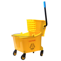 Factory delivery single bucket water pump Home Hotel hotel cleaning mop squeeze water bucket tussah water truck 24 liters