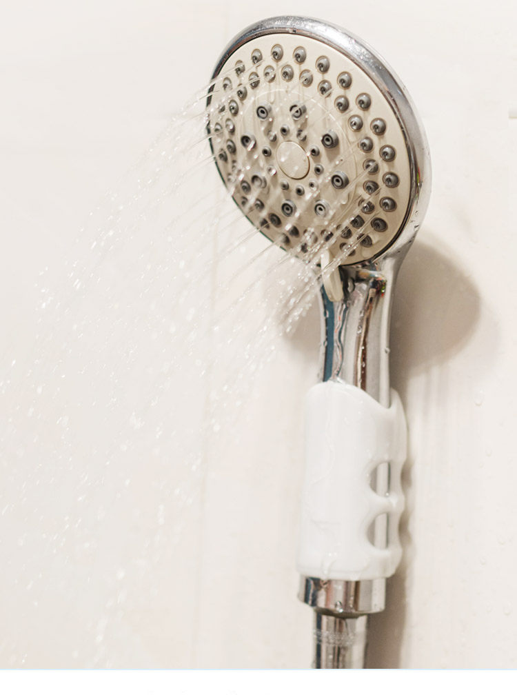 花洒吸盘支架洗澡淋浴器配件家用浴室免打孔热水器喷头固定底座套