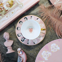 (Tadahara)Magnificent bone China afternoon tea cup Coffee cup BMAL design cooperation girl gift