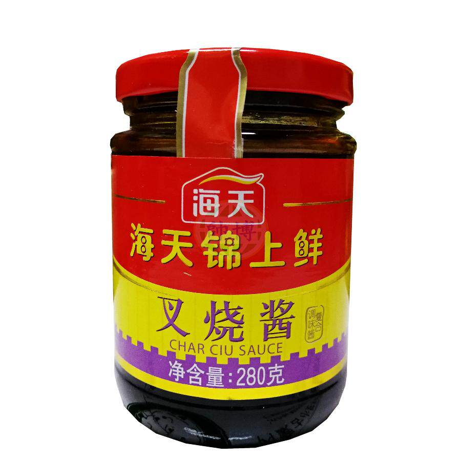 海天锦上鲜叉烧酱280克复合调味酱烧烤调料火锅餐饮酒店促销