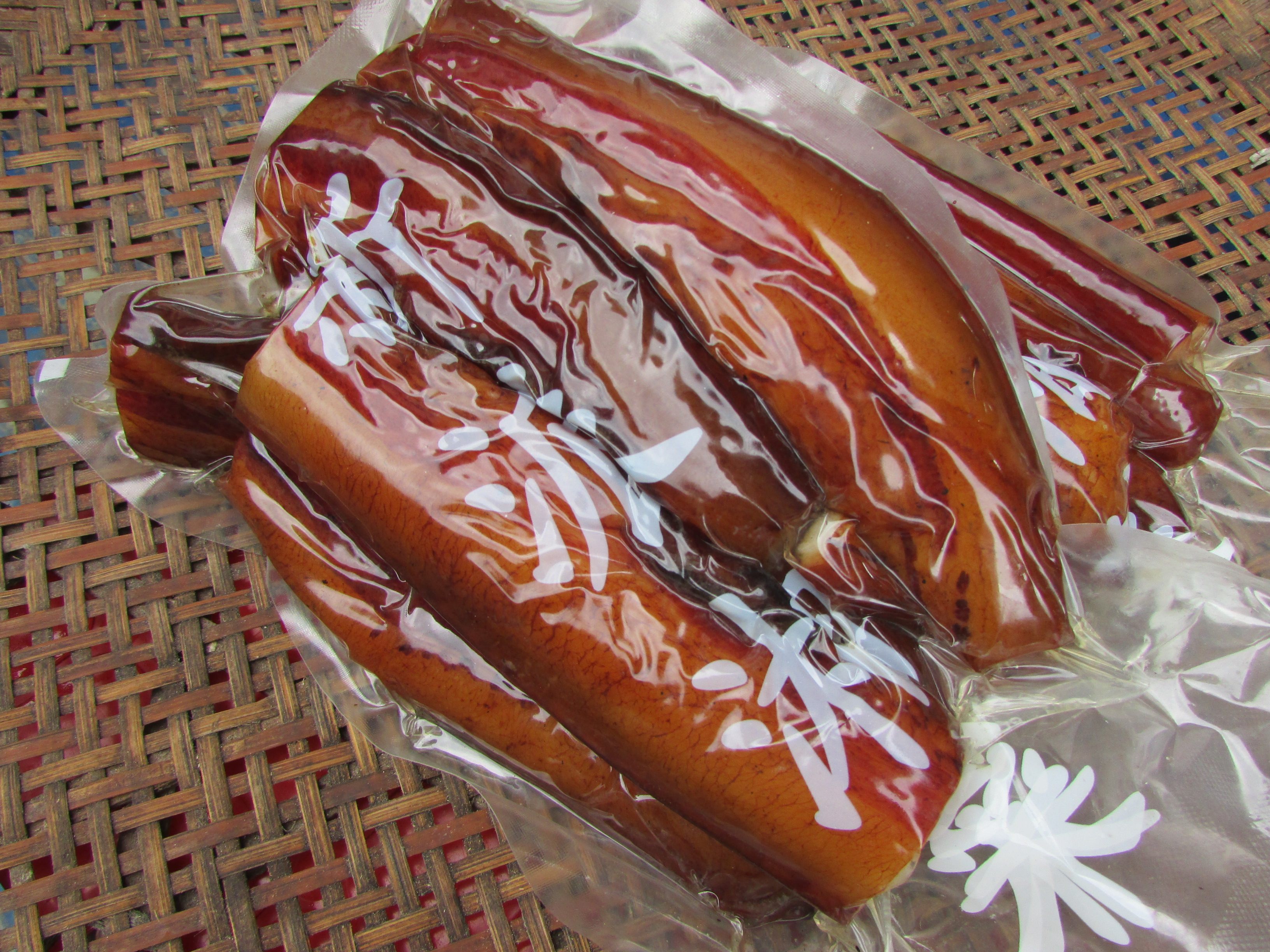 湖南腊肉湘西柴火烟熏肉脆皮五花腊肉腌肉腊肠特产500g袋装包邮