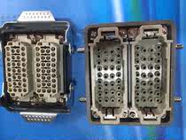 Heavy-duty connector Hot runner connector 64-core double-core rectangular Aviation plug HDC-HEE-064