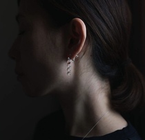 LATE-TIME Japanese writer Chiharu Ide jewelry necklace earrings bracelet 925 silver plus glass