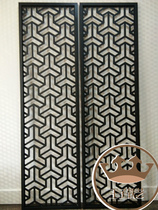 Living room iron carving screen paint Different Different Season Hotel Hotel Iron Flavor can be customized