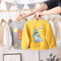 Ai Kexiu childrens coat spring and autumn boys and girls coat childrens cardigan baseball uniform baby childrens clothing tide