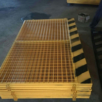 Temporary Safety Fence Construction Site Foundation Pit Rangbar Network Construction Fence Engineering Construction Guard Rail Bar Manufacturer