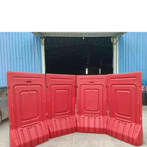 Temporary Mobile Water Horse Apron Blocking Traffic Facilities Safety Isolation Anticollision Blowing Glue Water Horse Barrier Construction