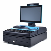 Middle Co Santa Fly 380 Blue Version Supermarket Cashing Machine Cashing Machine All-in-one Clothing Makeup Manufacturer Direct