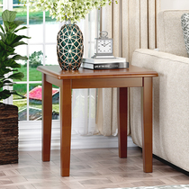 Solid wood small tea table minimalist table living-room sofa edge a few square tables Small family dining room Balcony Corner Table