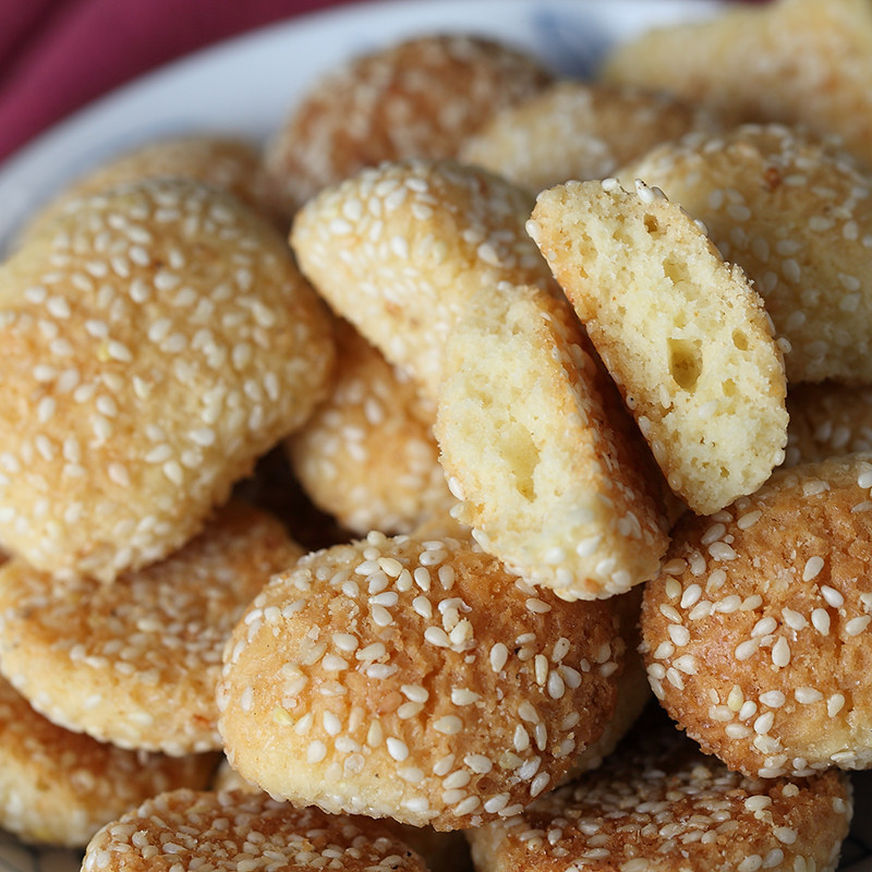 广东潮汕特产小吃 手工奶香酥饼一口酥 传统糕点 点心茶点