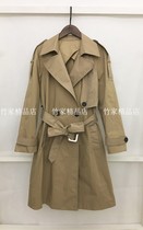 Early Autumn Classic Reproduction handsome and sassy lapel lace-up long windbreaker