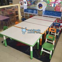 Luxury tables and chairs Kindergarten tables and chairs Lift-up tables and chairs Childrens study tables Desks Edging six-person tables