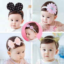 South Korean version of female baby princess hair with 100 days baby head decoration 3-6-12 month-one-year-old child hair hoop cute