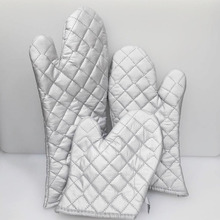 Перчатки для жарки, перчатки для жарки, перчатки для обогрева, перчатки для жарки, духовка, печь для выпечки, 45 см, удлиненные защитные перчатки.
