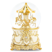 JARLL CAROUSEL CRYSTAL BALL MUSIC BOX MUSIC BOX SEND GIRL GIRLFRIEND GIRL BIRTHDAY VALENTINEs DAY gift