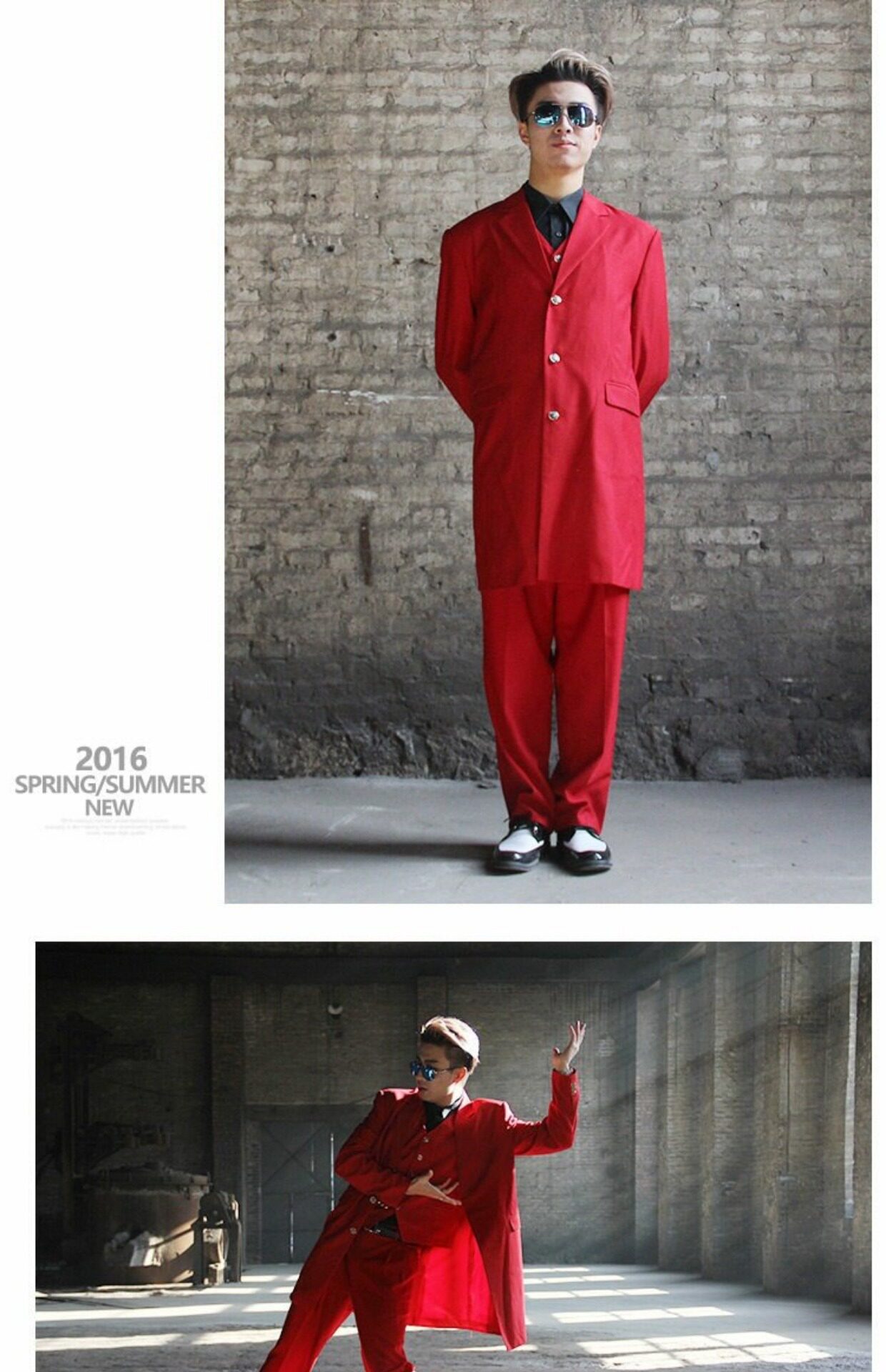 hozin同款hoan条纹popping/lockin/poppin西装hiphop裤子宽松街舞