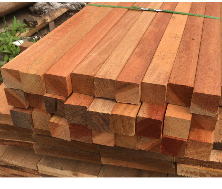 方木印尼室外防腐木防水木材地板栈道柱子庭院格露台菠萝花园户外