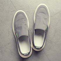 Canvas shoes mens 2022 new spring shoes mens trendy shoes Joker casual a pedal mens board shoes breathable Mens shoes