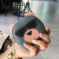 Pocket women Summer niche design new 2021 explosive small ins Wind thin cute cartoon leather simple