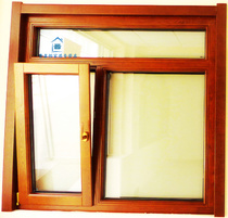 Shanxi aluminum-wood doors and windows high-grade villa aluminum-wood soundproof windows European-style aluminum-wood composite windows Aluminum alloy doors and windows seal