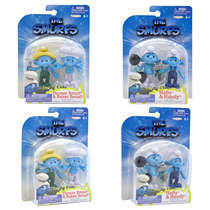 Jakks the smurfs anime smurfs series Hand Blue dad chef doll ornaments model toys