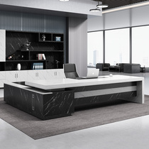 Office furniture boss table and chair combination simple modern president class imitation marble manager supervisor office table