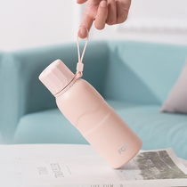 Fuuang Thermos Cup 316 Stainless Steel Women Portable Fashion Leakage Water Cup Large Capacity Outdoor Sports Car Cup