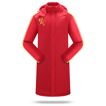 Autumn and winter table tennis suit suit mens and womens velvet thickened jacket medium and long table tennis badminton sportswear