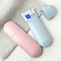 Travel portable wash toothbrush box travel toothpaste box toothbrush cover creative anti-bacterial toothbrush protection box