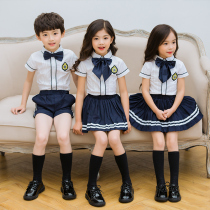 British style Primary School uniforms set summer two-piece costume for boys and girls class uniforms kindergarten uniforms