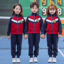 College style school uniform set primary school students sports class clothes Spring and Autumn new teacher leisure fashion kindergarten Garden clothes