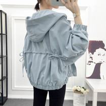  Casual tooling jacket female spring and autumn students loose Korean retro Hong Kong style top 2021 new jacket small jacket