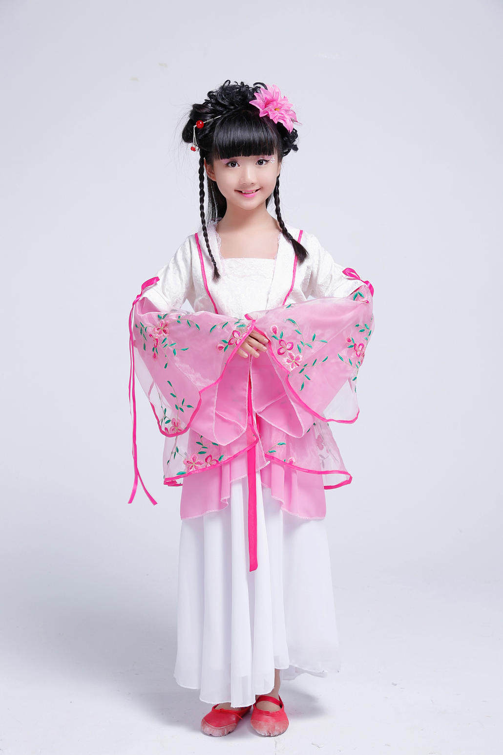 新款儿童女古装仙女装唐装公主贵妃表演服古代公主汉服影楼摄影服