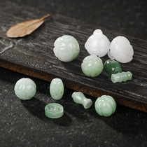 Natural A goods Jade jade beads scattered beads diy handmade earrings bracelet ancient style accessories materials