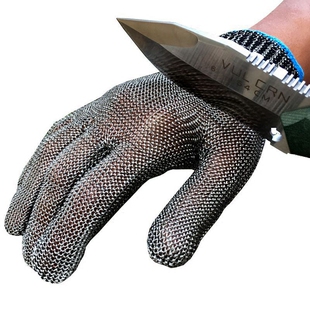 加厚级钢丝防割防刃防刺防防身防护手套防爆耐磨全五指1