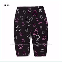 Very small fish 36490 girl summer casual ultra soft elastic breathable cool fast thin Modale 7 can be open range pants