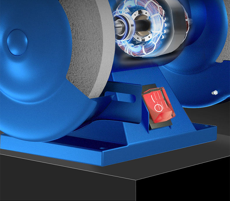 德用小型台式砂轮机工业级迷你小电沙轮电动磨3年220v交流电