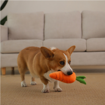 Dog toy relief artifact vocalizing dog carrot Teddy puppy puppies grinding teeth bite-resistant golden retriever pet supplies