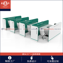 Agricultural Bank non-cash receiving desk Semi-enclosed business processing desk Bank wealth management signing counter Desk