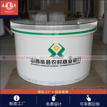 Bank fill-in desk Semicircular reception desk Consultation guide desk Curved service counter Desk Banking furniture