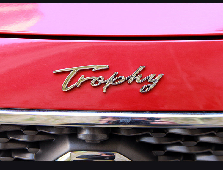 18新名爵6外观改装mg6纪念版英文标trophy车标名爵6车贴侧标小标