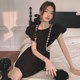 Small black dress women can usually wear light luxury niche high-end celebrities party dress skirt short dress Small black dress women can usually wear light luxury niche high-end celebrities party dress skirt short dress