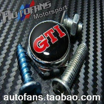 Volkswagen Golf Retrofit Black Red GTI Car Tag Alloy License Plate Holder License Plate Holder Licence Plate