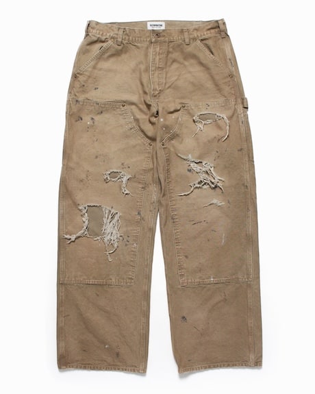Bowwow BEAMS DUCK PAINTER PANTS HARD AGED 联名双膝伐木裤25AW